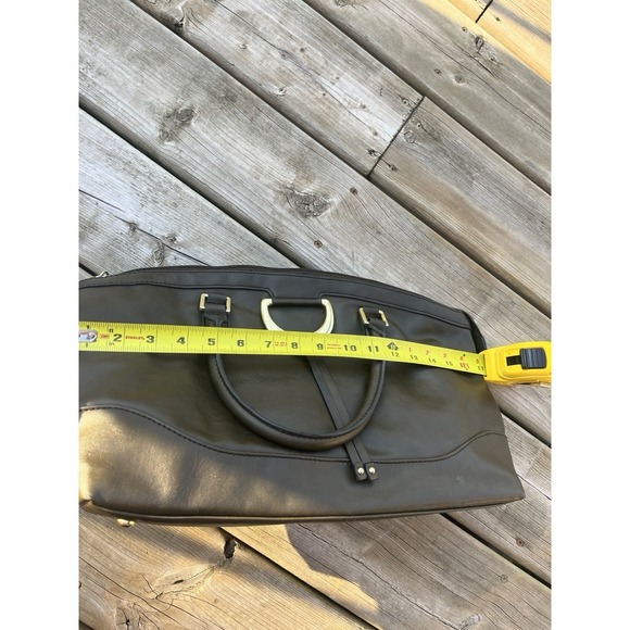 London Fog Benson Dome Green Satchel Purse - Picture 4 of 10